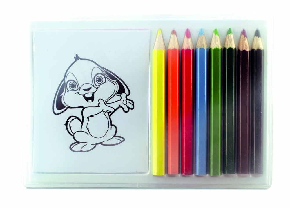 Logotrade promotional giveaway picture of: Wooden pencil colouring set