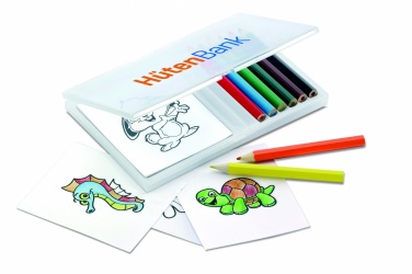 Logotrade promotional merchandise picture of: Wooden pencil colouring set