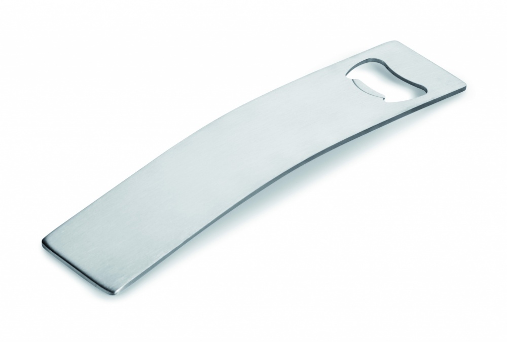 Logo trade promotional merchandise photo of: Stainless steel bottle opener