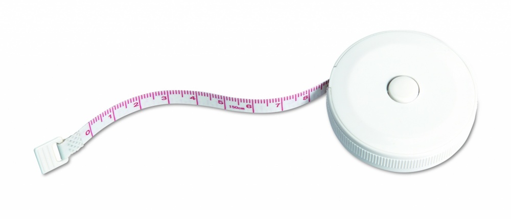 Logo trade promotional gift photo of: Tailors measuring tape 1m