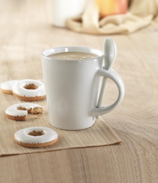 Logo trade promotional products image of: Sublimation mug with spoon