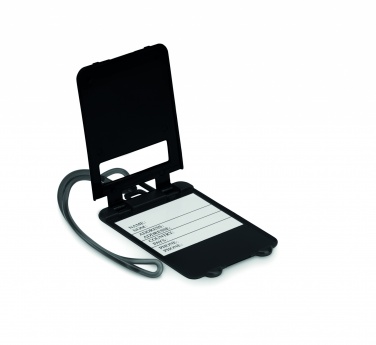 Logo trade promotional giveaway photo of: Luggage tags plastic