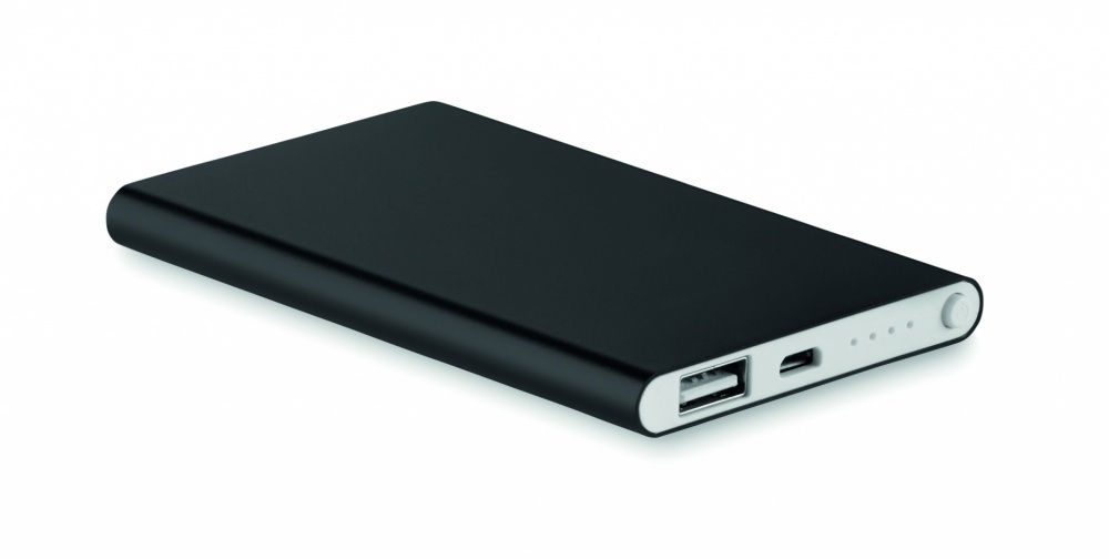 Logotrade promotional product image of: Flat power bank 4000 mAh