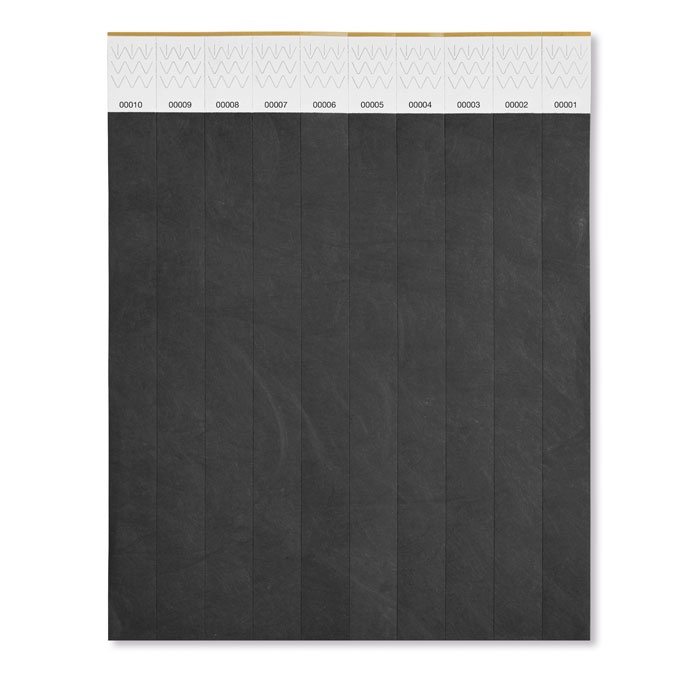 Logotrade advertising product picture of: One sheet of 10 wristbands
