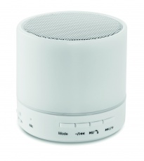 Round wireless speaker LED
