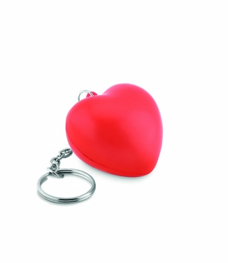 Logotrade corporate gift image of: Key ring with PU heart Ogre