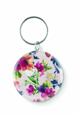 Logo trade promotional merchandise image of: Small pin button key ring Tukums