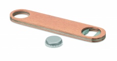 Wooden bottle opener