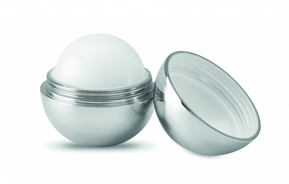 Logo trade business gift photo of: Round lip balm UV finish