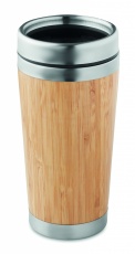 Rodeodrive+ bamboo double wall travel cup 400 ml