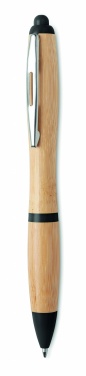 Logotrade promotional giveaway picture of: Ballpoint pen made of ABS and bamboo