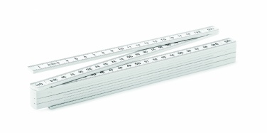 Logo trade promotional giveaways image of: Folding ruler 2m