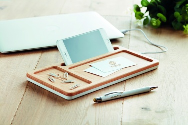 Logo trade business gifts image of: Wireless charging pad 5W MALABAR