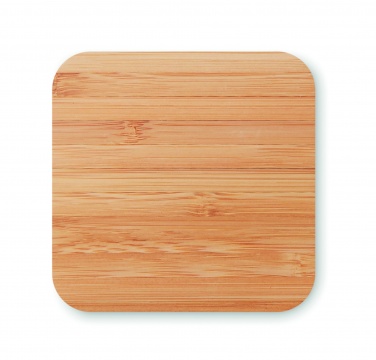 Logotrade promotional item image of: Bamboo wireless charge pad 5W