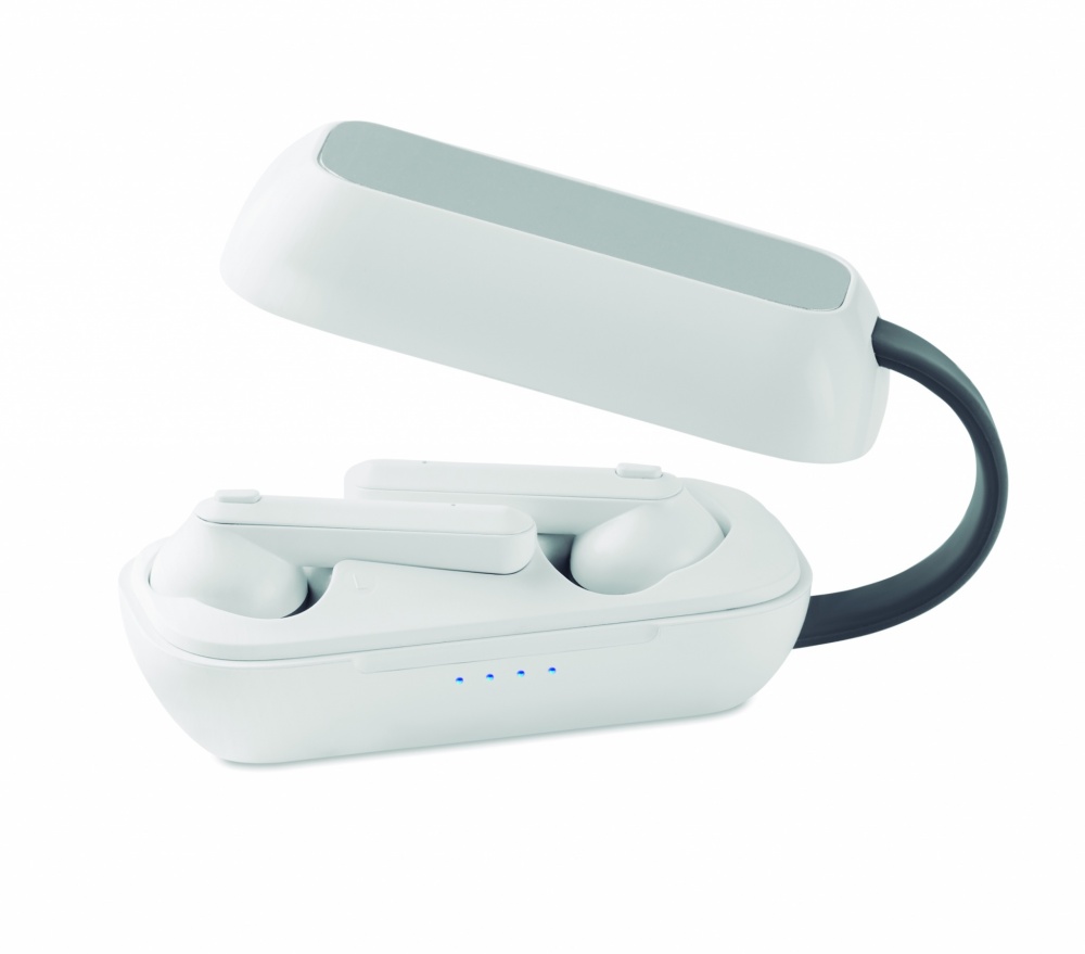 Logo trade business gift photo of: TWS wireless charging earbuds