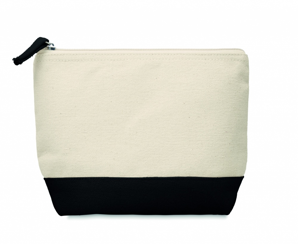 Logotrade promotional giveaway picture of: Bicolour cotton cosmetic bag