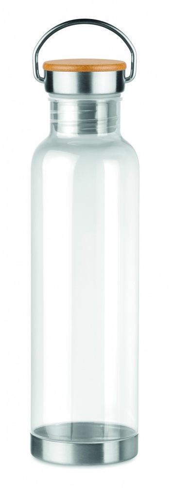 Tritan™ bottle with bamboo detail 800 ml – product photo