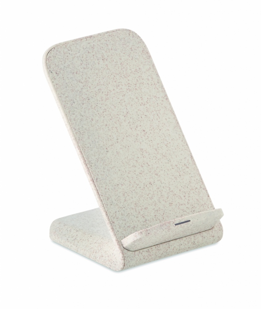 Logo trade promotional merchandise image of: Wheat straw/ABS charger std10W