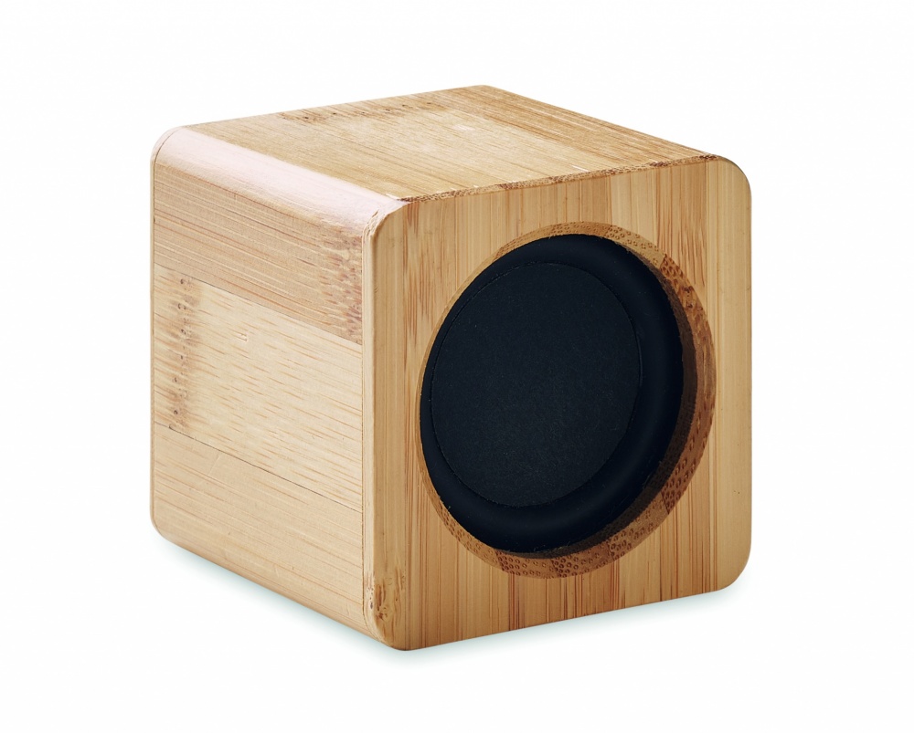Logotrade advertising products photo of: Bamboo wireless speaker