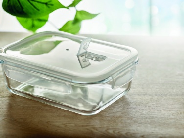 Logo trade promotional items picture of: Glass lunchbox & PP lid 900ml
