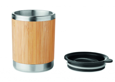 Logotrade promotional giveaway image of: Tumbler in bamboo cover 250ml