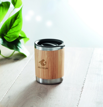 Logotrade promotional gift picture of: Tumbler in bamboo cover 250ml