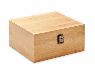 Logo trade promotional product photo of: Whisky set in bamboo box