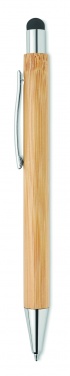 Logo trade promotional products picture of: Bamboo ballpoint pen with blue ink