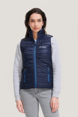 Logo trade corporate gift photo of: WAVE WOMEN BODYWARMER 180g
