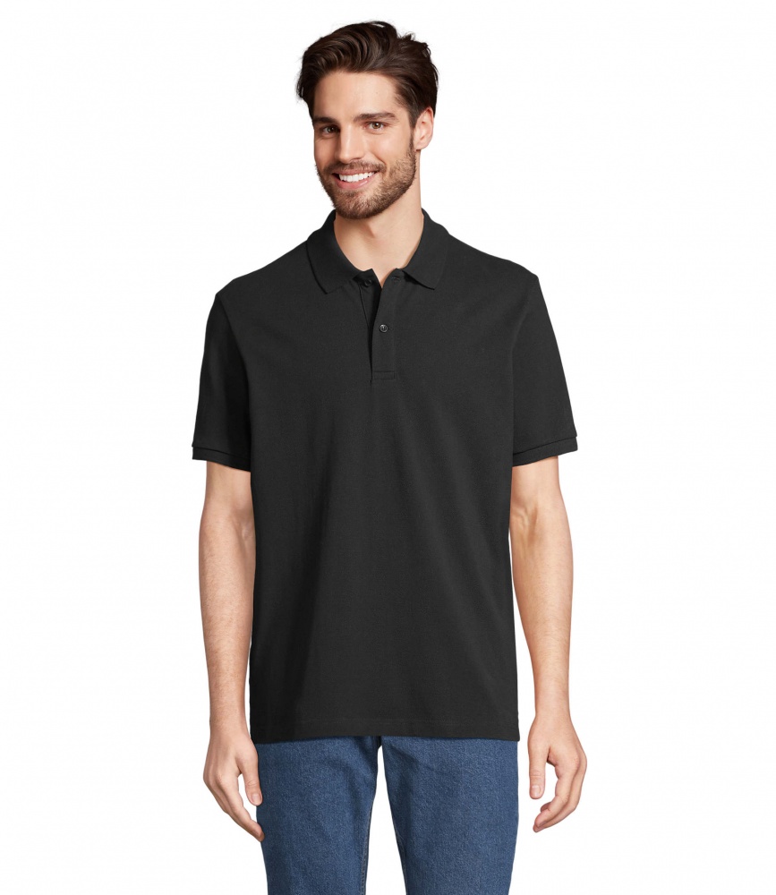 Logo trade corporate gifts picture of: PEGASE Polo Organic 210g