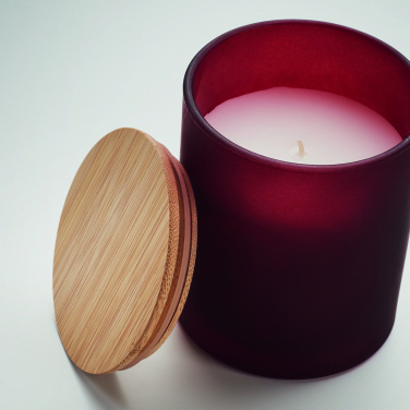 Logo trade business gift photo of: Plant based wax candle 200 gr