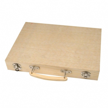 Logo trade business gift photo of: Big wooden painting set MAXI