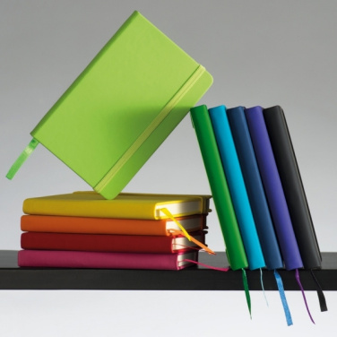 Logo trade promotional item photo of: A6 note book LUBECK