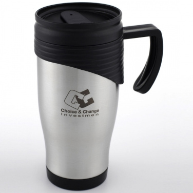 Logotrade promotional products photo of: Stainless steel thermo cup EL PASO 400 ml