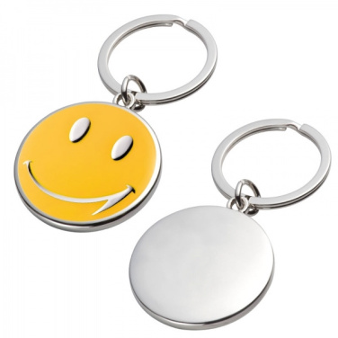 Logo trade promotional product photo of: Keyring SMILE