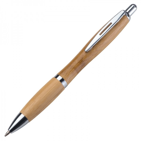 Logo trade advertising product photo of: Wooden ballpen BRENTWOOD