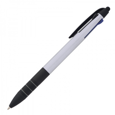 Logo trade promotional items picture of: Plastic ballpen 3in1 BOGOTA