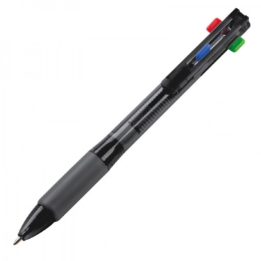 Logotrade promotional product picture of: Plastic ballpen 4in1 NEAPEL