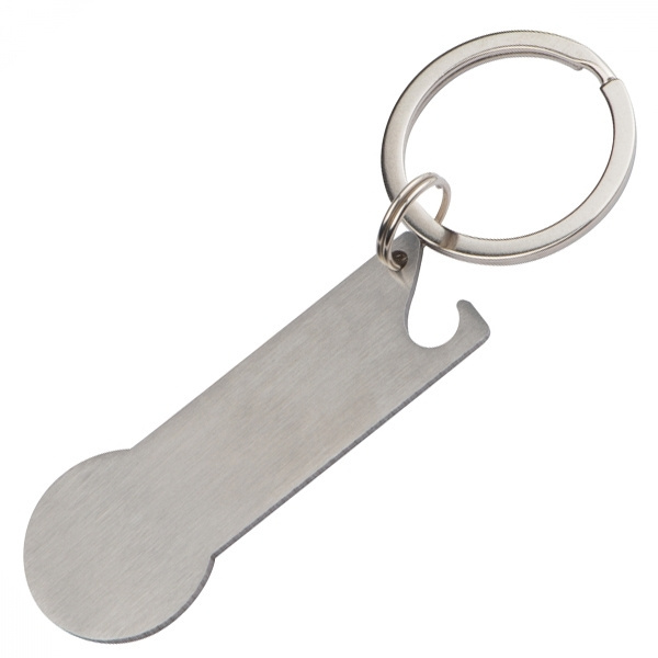 Logotrade promotional giveaways photo of: Keyring with shopping cart chip STICKIT