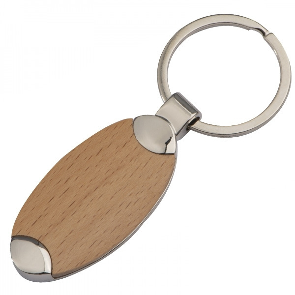 Logotrade corporate gift image of: Wooden keyring BALTRUM