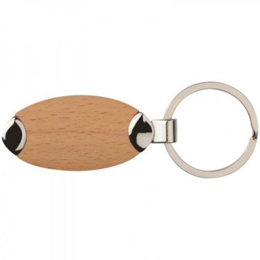 Logo trade advertising product photo of: Wooden keyring BALTRUM