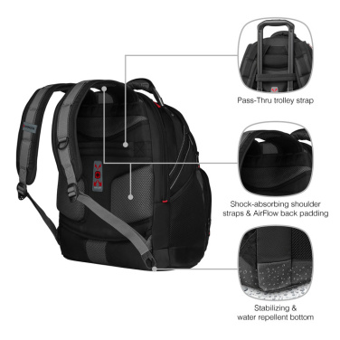 Logo trade corporate gifts image of: Backpack Wenger Synergy 16''