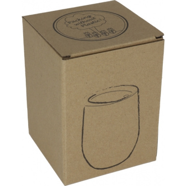 Logotrade corporate gift picture of: Stainless steel mug with wooden look BRIGHTON 380 ml