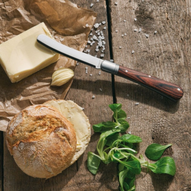 Logo trade business gifts image of: Butter knife GARMISCH Schwarzwolf