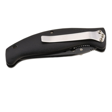 Logo trade promotional item photo of: Folding knife STYX Schwarzwolf