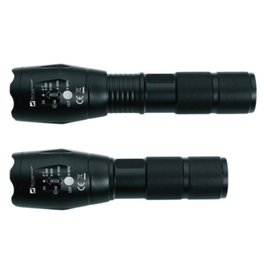 Logotrade promotional merchandise picture of: Flashlight ANTELAO Schwarzwolf