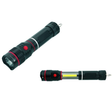 Logotrade promotional gift picture of: Flashlight BIWA Schwarzwolf