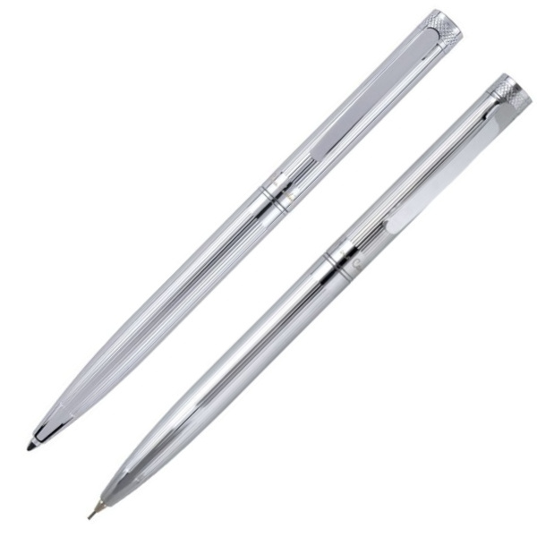Logo trade advertising products image of: Writing set ballpoint pen & pencil RENEE Pierre Cardin