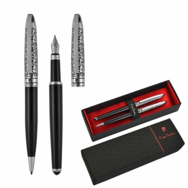 Logotrade promotional product picture of: Writing set ballpoint pen & fountain pen JACQUES Pierre Cardin