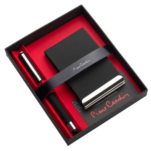 Logo trade promotional merchandise picture of: Set cardholder & roller CONCORDE Pierre Cardin